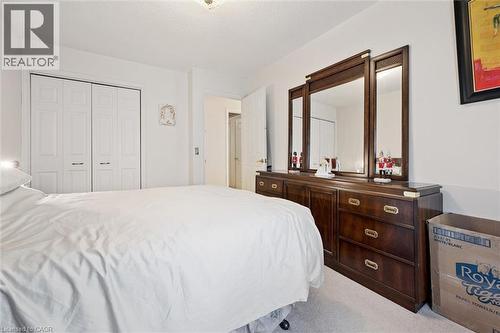White interior walls with light-colored carpeting - 176 Sandford Fleming Drive, Waterloo, ON - Indoor Photo Showing Bedroom