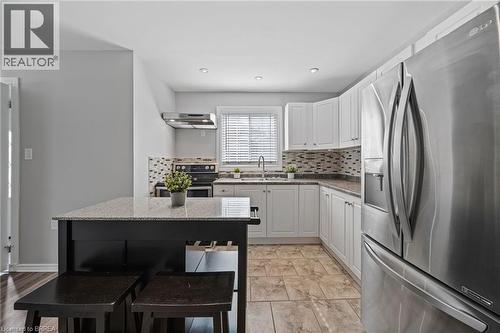 44 Lawrence Street, Brantford, ON - Indoor Photo Showing Kitchen With Stainless Steel Kitchen With Upgraded Kitchen
