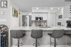 Kitchen with 12' seamless quart countertop - 