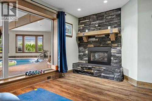 lower theatre room/gym - 13707 Watson Drive, Coldstream, BC 