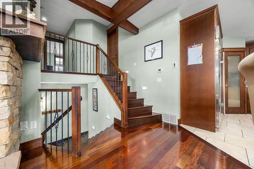 stairs to upper bedrooms - 13707 Watson Drive, Coldstream, BC 