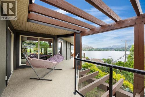 deck off bedroom #2 - 13707 Watson Drive, Coldstream, BC 