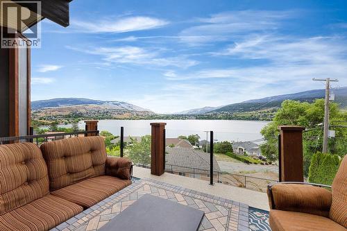 Sundeck overlooking Kal Lake - 13707 Watson Drive, Coldstream, BC 