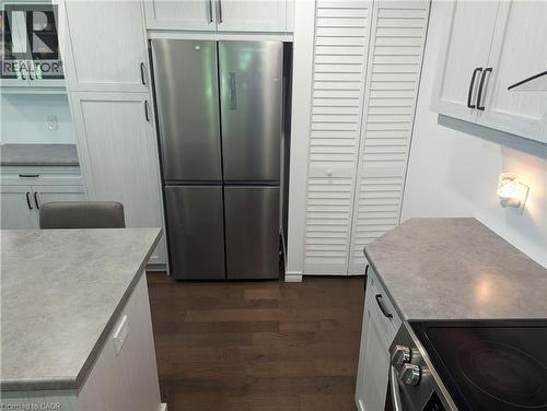 Stainless steel double-door fridge - 561 Marl Meadow Crescent Unit# Lower, Kitchener, ON 