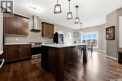 3504 Green Lily Road, Regina, SK - Indoor Photo Showing Kitchen With Upgraded Kitchen
