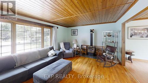 Propane fireplace - 91 Simcoe Road, Ramara, ON 