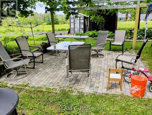 Patio area - 91 Simcoe Road, Ramara, ON 