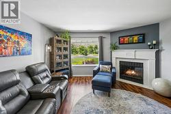 Living room with gas fireplace - 