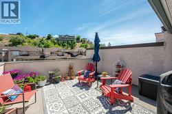 Patio with views looking east - 