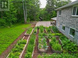 Landscaped Yard with Garden - 