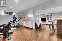 Rec room/gym space basement - 