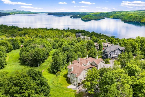 Photo aérienne - 143 Ch. Du Hibou, Potton, QC - Outdoor With Body Of Water With View