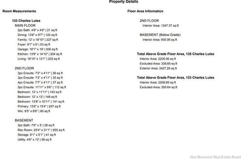 133 Charles Lutes Rd, Moncton, NB 