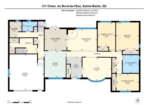Plan (croquis) - 311 Ch. Du Bord-De-L'Eau, Sainte-Barbe, QC - Other