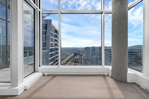 Salon - 4103-1020 Rue De La Montagne, Montréal (Ville-Marie), QC -  With Balcony With Exterior