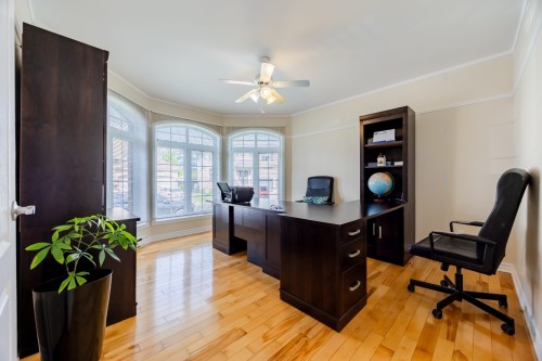 Chambre à coucher - 7320 Rue Latouche, Brossard, QC - Indoor Photo Showing Office