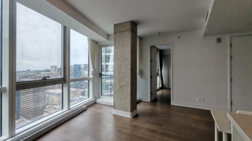 Living Room - 3502-1188 Av. Union, Montréal (Ville-Marie), QC 