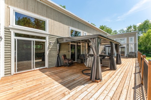 Balcony - 1115  - 1117 Ch. Alfred-Desrochers, Orford, QC - Outdoor With Deck Patio Veranda With Exterior