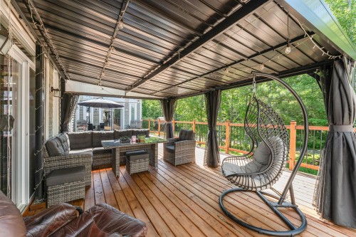 Balcony - 1115  - 1117 Ch. Alfred-Desrochers, Orford, QC -  With Deck Patio Veranda With Exterior