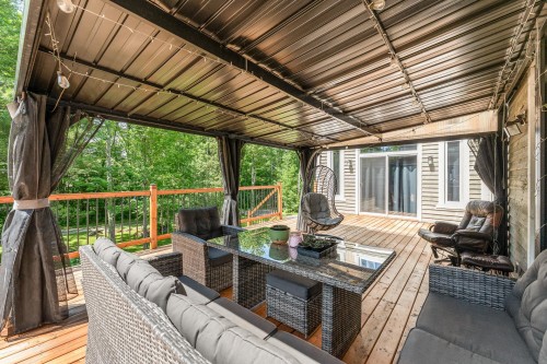 Balcony - 1115  - 1117 Ch. Alfred-Desrochers, Orford, QC - Outdoor With Deck Patio Veranda With Exterior