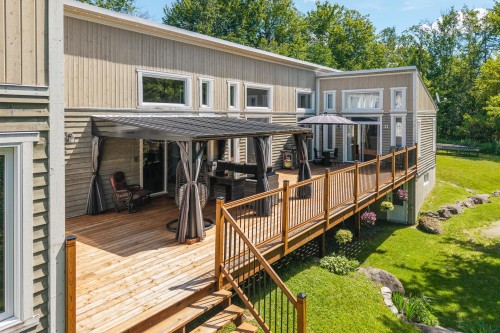 Balcony - 1115  - 1117 Ch. Alfred-Desrochers, Orford, QC - Outdoor With Deck Patio Veranda With Exterior