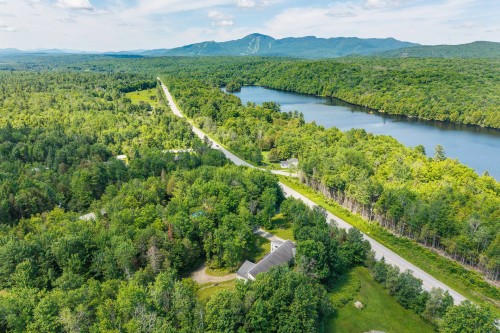 Aerial View - 1115  - 1117 Ch. Alfred-Desrochers, Orford, QC - Outdoor With Body Of Water With View