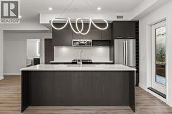 Designer kitchen with LED lighting - 