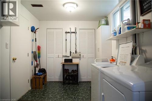 Tidy lower level Laundry Room - 294 South Drive, Simcoe, ON 