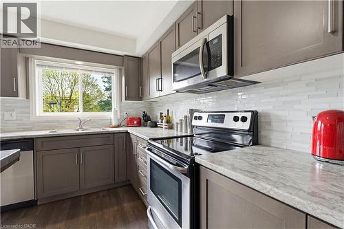 399 Greenfield Avenue, Kitchener, ON - Indoor Photo Showing Kitchen With Double Sink