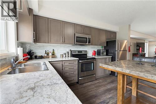 399 Greenfield Avenue, Kitchener, ON - Indoor Photo Showing Kitchen With Double Sink