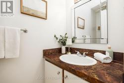main floor powder room - 