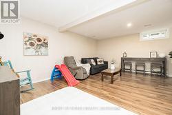 Large recreation room in basement - 