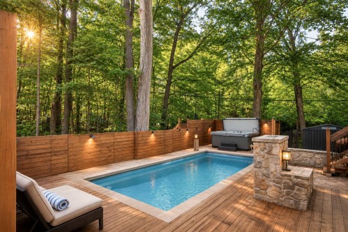 Pool - 70Z Rue Roussin, Montréal (L'Île-Bizard/Sainte-Geneviève), QC - Outdoor With In Ground Pool With Deck Patio Veranda