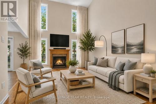 Virtually Staged Family Room - 1115 Grenon Avenue, Ottawa, ON 