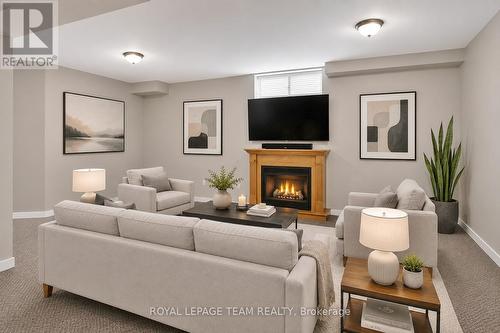 Virtually Staged Recreation Room - 1115 Grenon Avenue, Ottawa, ON 