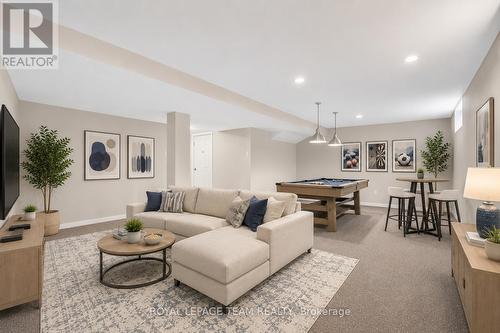 Virtually Staged Games Room - 1115 Grenon Avenue, Ottawa, ON 