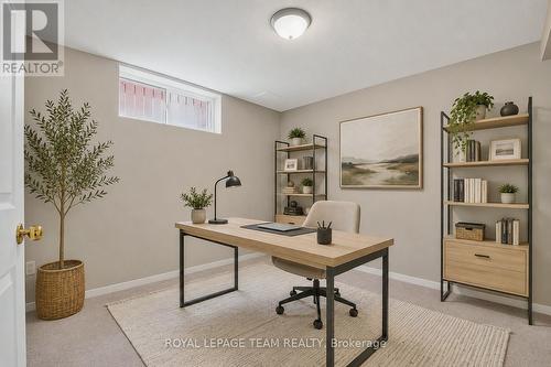 Virtually Staged Den - 1115 Grenon Avenue, Ottawa, ON 