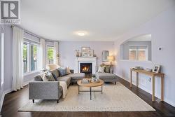 Virtually Staged Family Room - 