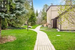Follow the path to the end on the right - 