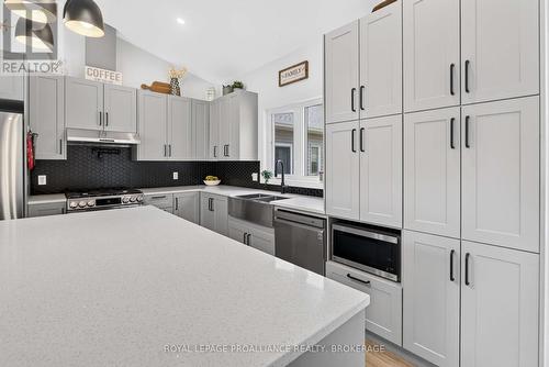 499 Bush Road, Rideau Lakes, ON - Indoor Photo Showing Kitchen With Double Sink With Upgraded Kitchen