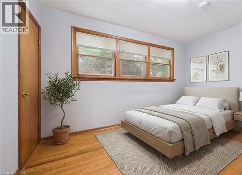 Primary Bedroom virtually staged - 87 Cassino Avenue, Guelph, ON - Indoor Photo Showing Bedroom