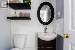 Recently updated powder room - 