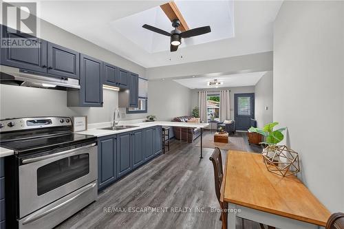 184 London Street N, Hamilton, ON - Indoor Photo Showing Kitchen With Double Sink
