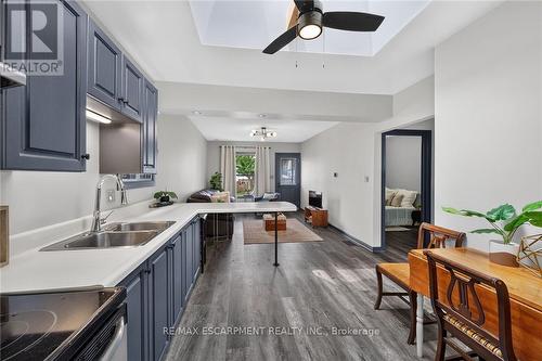 184 London Street N, Hamilton, ON - Indoor Photo Showing Kitchen With Double Sink