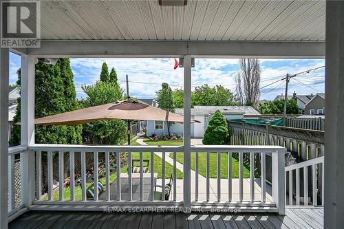 184 London Street N, Hamilton, ON - Outdoor With Deck Patio Veranda