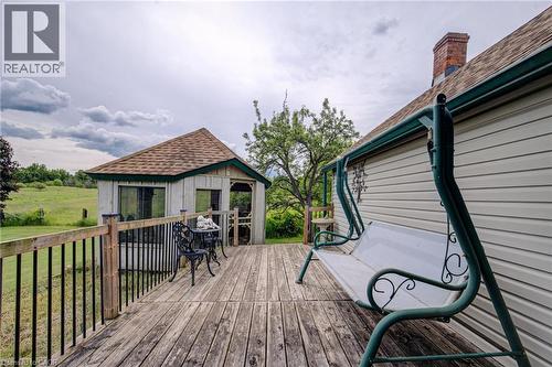 Back deck - 1032 Gore Road, Hamilton, ON 