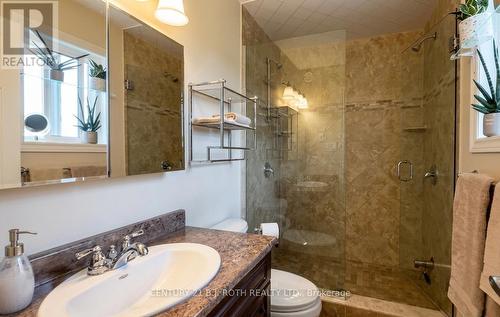 3 piece ensuite with walk in tiled shower - 5051 Sideroad 25, Ramara, ON 
