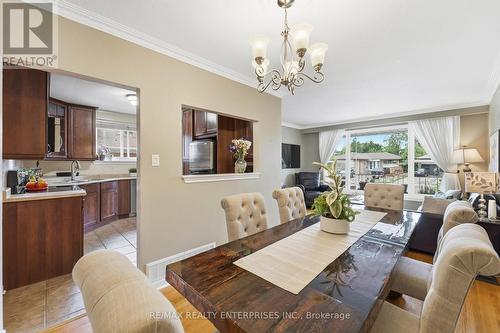 Dining Room Open To Kitchen, Pass Through - 2589 Lundigan Drive, Mississauga, ON 