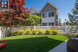 Fenced in backyard accessible from the main floor - 