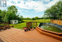 Backyard With Aboveground Pool - 
